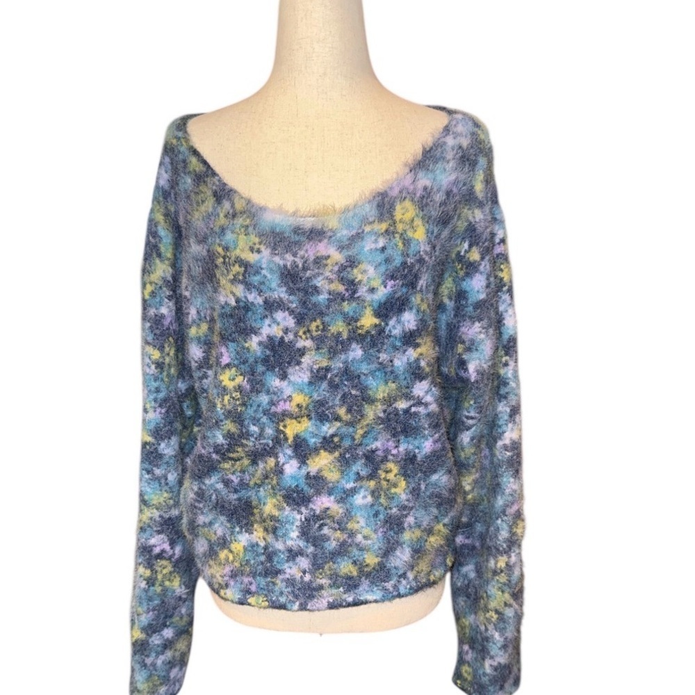 Anthropologie Pilcro Cropped Eyelash Sweater - Picture 5 of 6